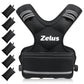 ZELUS Weighted Vest for Men and Women - 4-10lb/11-20lb/20-32lb Vest with 6 Ironsand Weights for Home Workouts