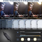 Zoom Lighting for Computer, Adjustable Desk Lighting for Video Calls, 30 Light Modes Video Conference Light, Desk Ring Light with Stand for Webcam