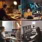 Zoom Lighting for Computer, Adjustable Desk Lighting for Video Calls, 30 Light Modes Video Conference Light, Desk Ring Light with Stand for Webcam