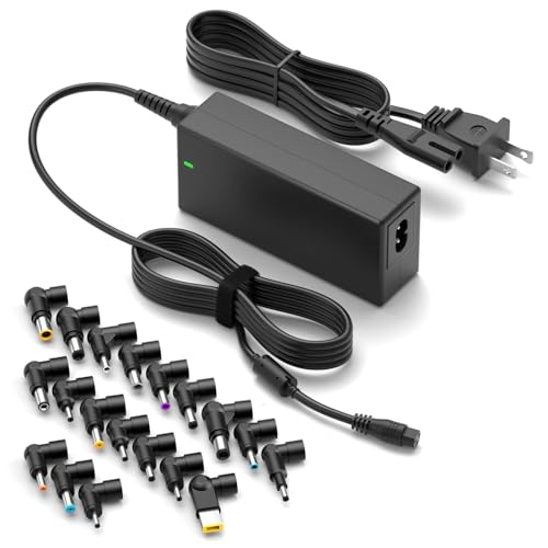 ZOZO 90W AC Universal Laptop Charger for HP Dell Gateway Toshiba Lenovo Acer Asus Samsung Sony Fujitsu Notebook Ultrabook Chromebook DC 12V 16V 18.5V